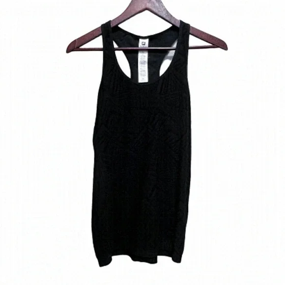 Fabletics Black Racerback Geometric Design Size Medium - Picture 1 of 10